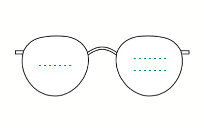 steel bifocal glasses