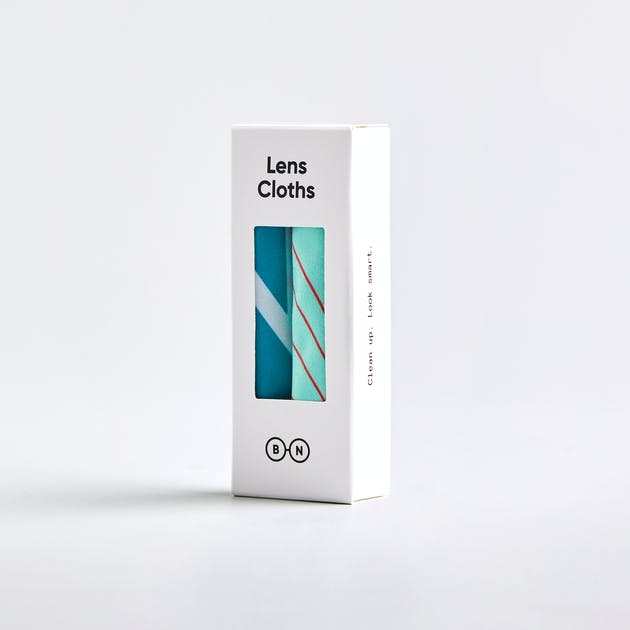 Lens Cloth (2pk) in Blue and Mint